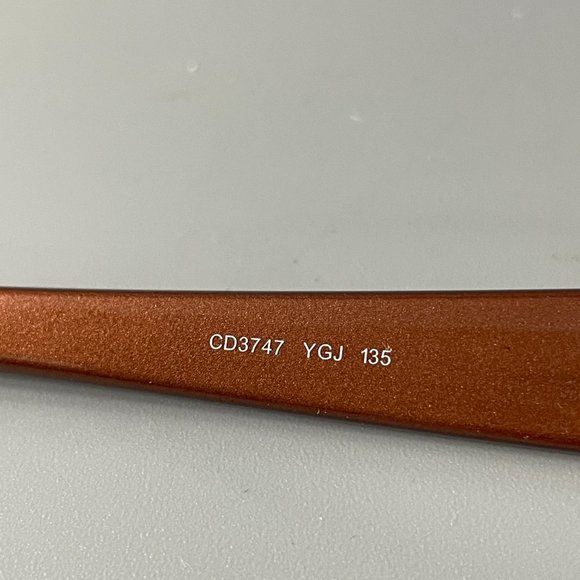 CHRISTIAN DIOR CD3747 3747 YGJ Brown Eyeglass Frame w/Case - Picture 9 of 13